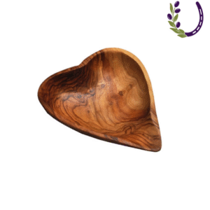 Olive Wood Heart Bowl