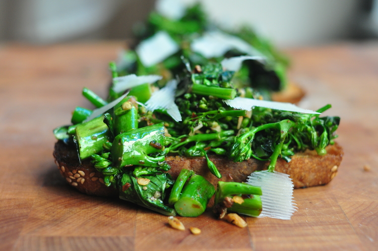 SALTY BROCCOLI TOAST - High Country Olive Oil