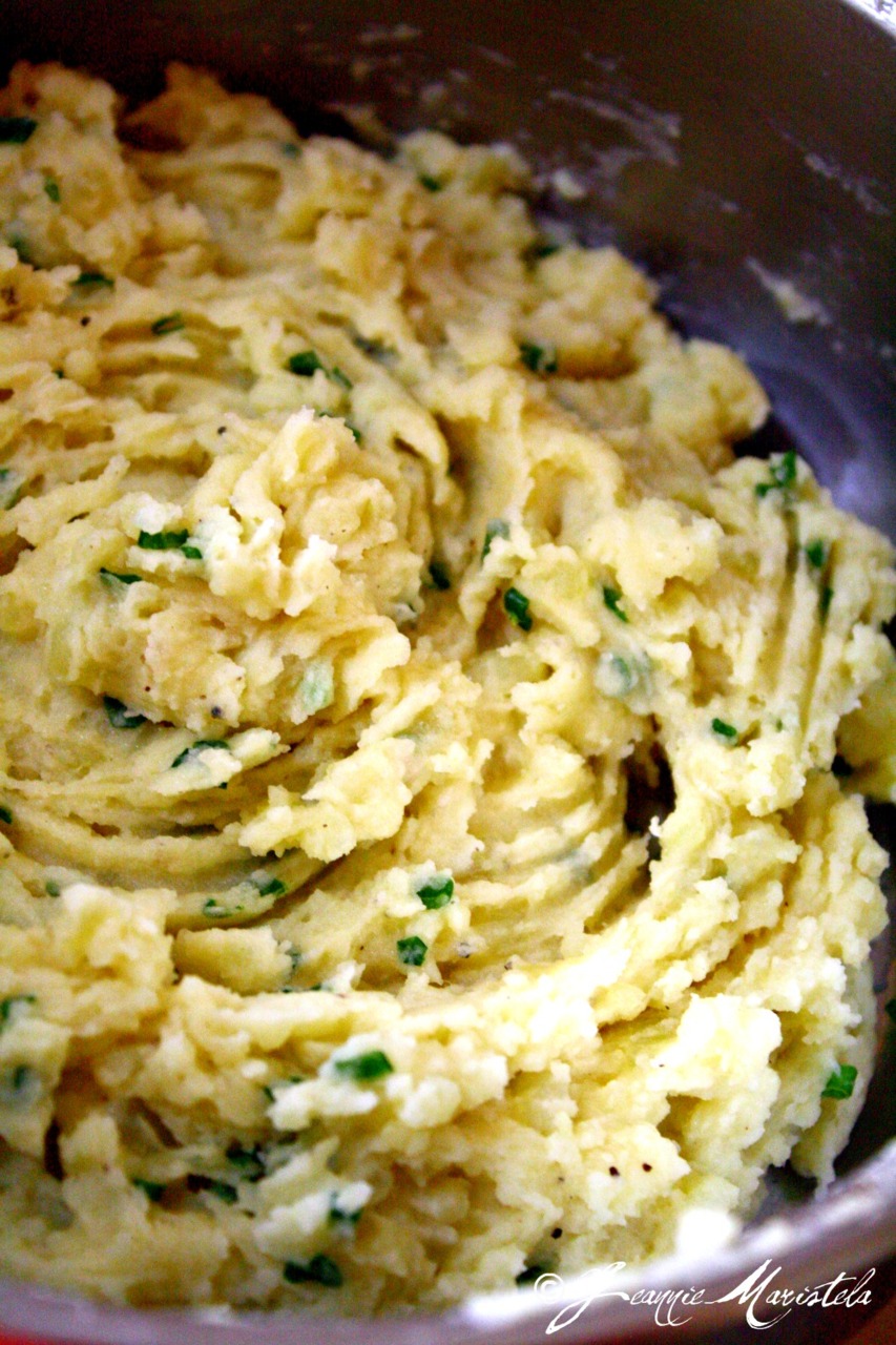 Olive Oil, Garlic, Chives and Romano Cheese Mashed Potatoes – High ...