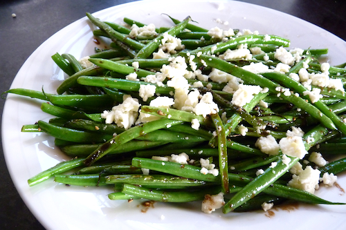 Green Beans with Feta and Balsamic Vinegar | High Country Olive Oil